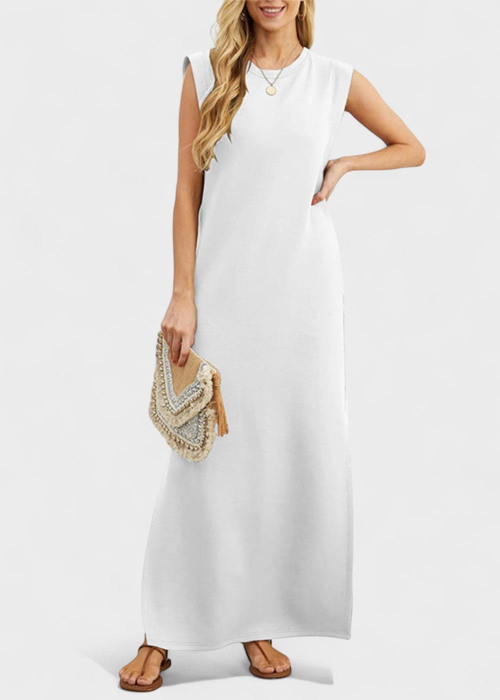 ROWENA™ - Casual Maxi Dress with Pockets