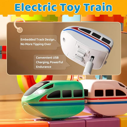 Clickrail - Magnetic Clip Train Set for Kids