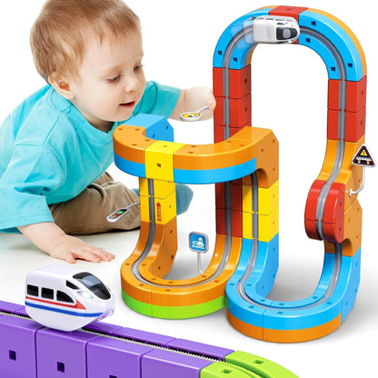 Clickrail - Magnetic Clip Train Set for Kids
