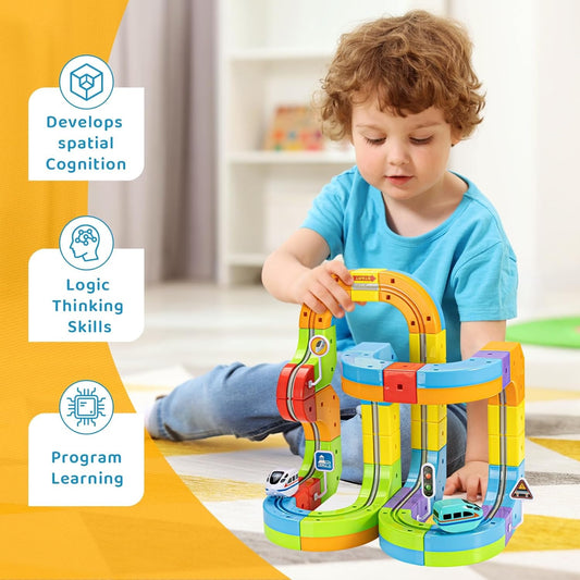 Clickrail - Magnetic Clip Train Set for Kids