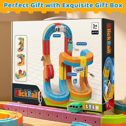 Clickrail - Magnetic Clip Train Set for Kids