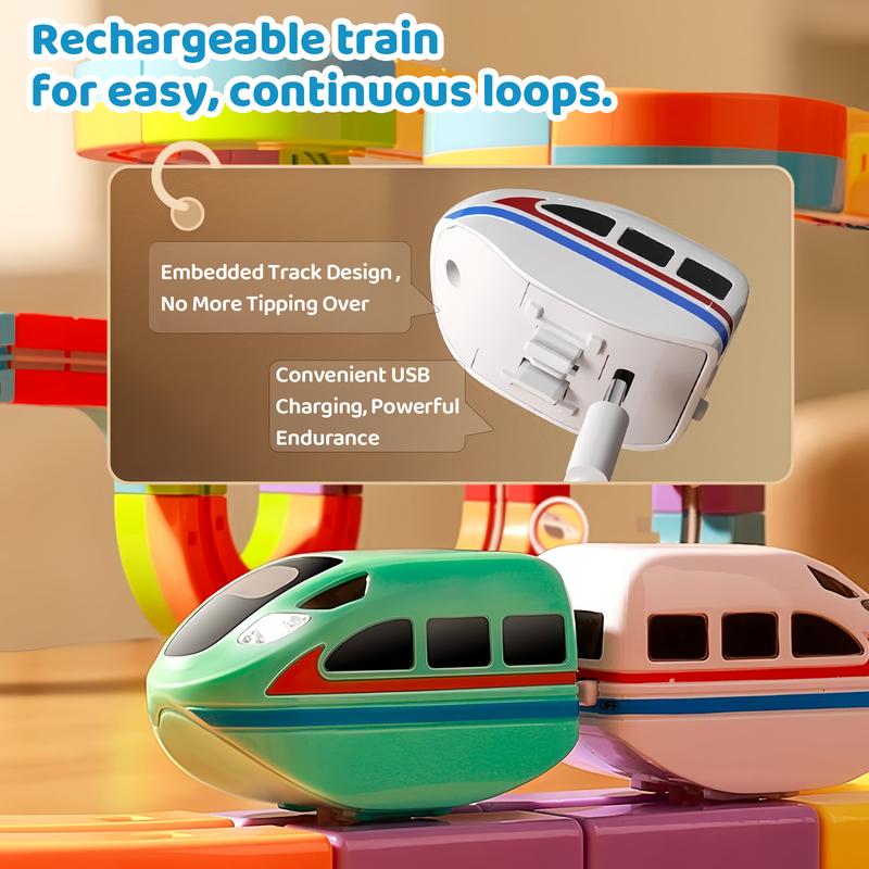 Clickrail - Magnetic Clip Train Set for Kids