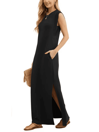 ROWENA™ - Casual Maxi Dress with Pockets