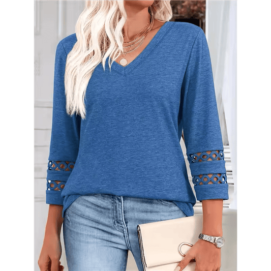 Valenia™ – The Lace Accent Top