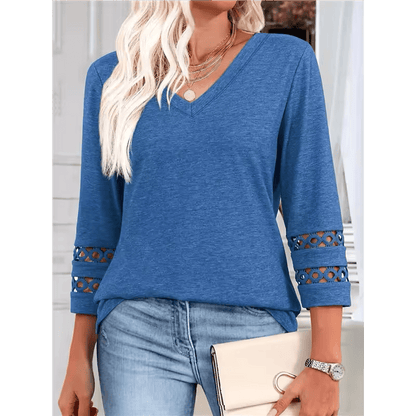 Valenia™ – The Lace Accent Top