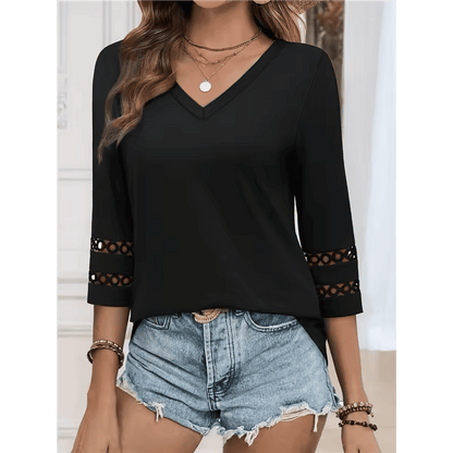 Valenia™ – The Lace Accent Top