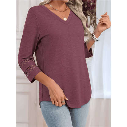 Valenia™ – The Lace Accent Top